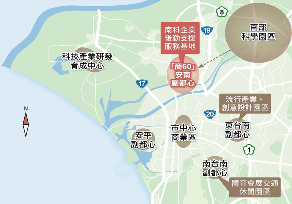 安南副都心商60打造水岸特區
